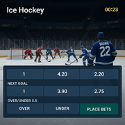 Admiral Bet - Hockey Betting - Live Betting